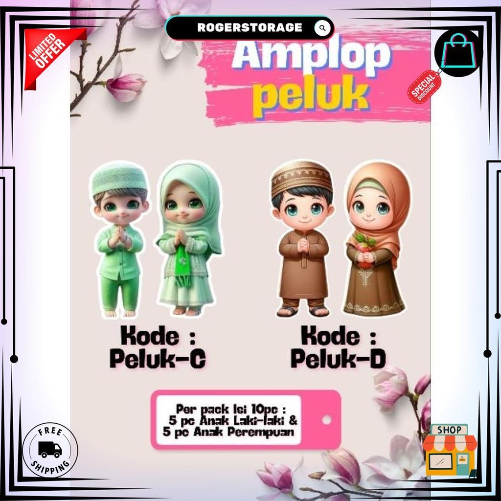 

Amplop Peluk Lebaran Isi 10Pc/Pack Bahan Ap 260Gr D Terlaris