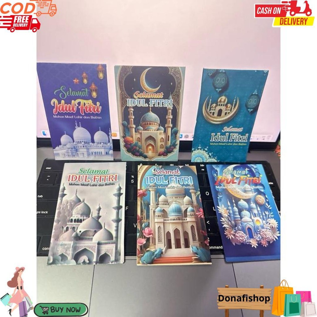 

100Pcs Amplop Lebaran Idul Fitri Karakter Lucu Isi Amplop Mini Grosir D Gratis Ongkir