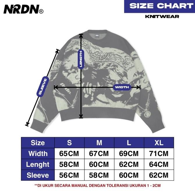 Grosir Nrdn Clothing Sweater Cardigan Edge Knitwear Boxy