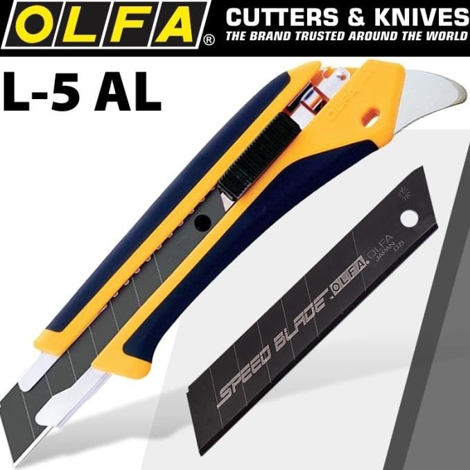 

SIAP KIRIM CUTTER L5-AL OLFA PISAU CUTTER 18 MM SNAP-OFF BLADE