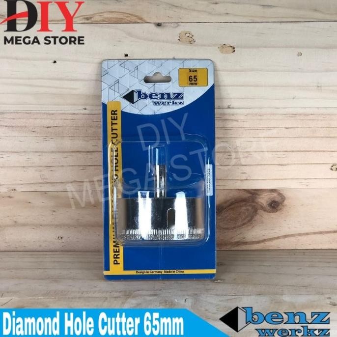 

SIAP KIRIM DIAMOND HOLE CUTTER 65MM MATA BOR KACA MATA BOR INTAN 65MM BENZ WERKZ