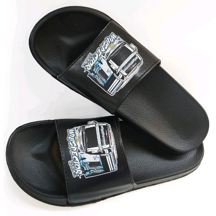 TERJAMIN SENDAL SLOP ANAK BUS TELOLET WINSPECTOR SANDAL FREE CUTTING STICKER NAMA SELOP ANAK FASHION