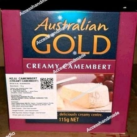 

SIAP KIRIM AUSTRALIAN GOLD CAMEMBERT CREAMY BRIE KEJU IMPORT CHEESE DISC 40%
