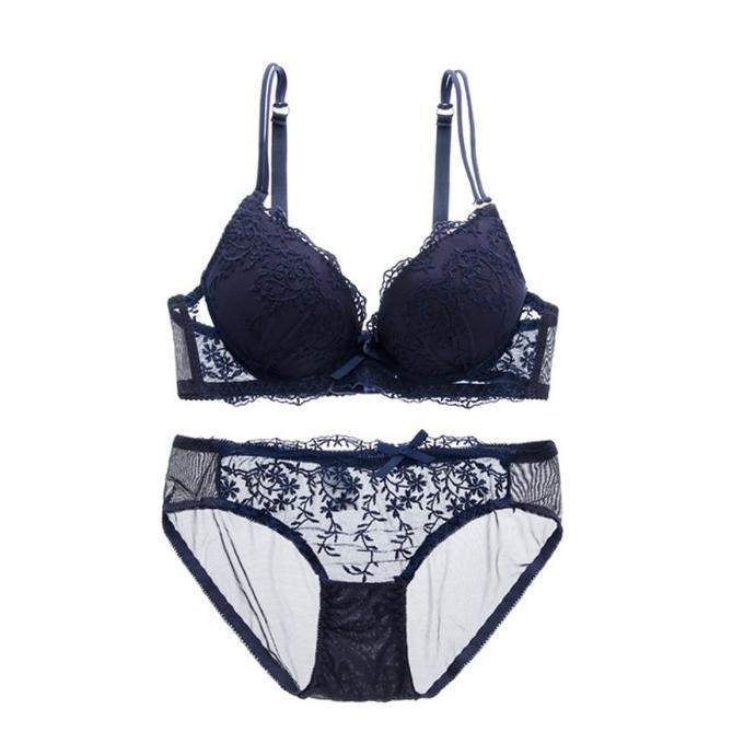 

Bra Set Bh + Celana Dalam Wanita Sexy Elegant Import Renda Lingerie Original