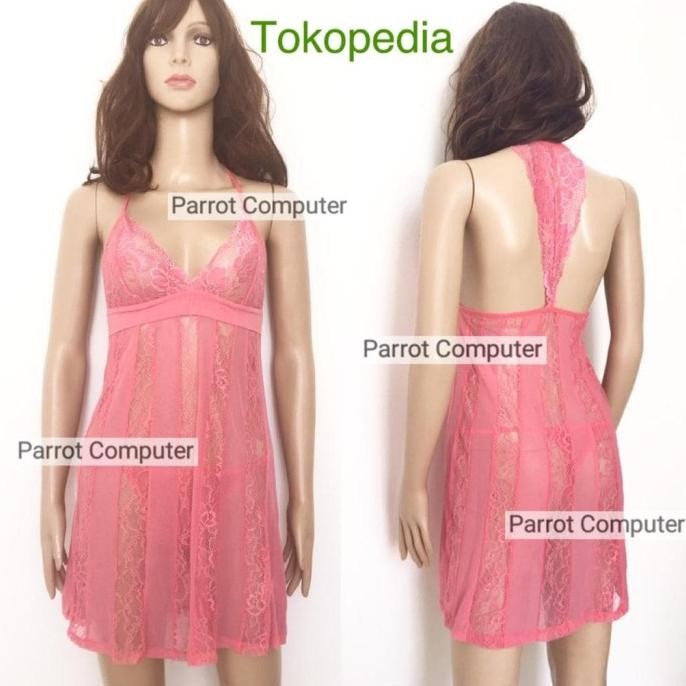 

Lingerie 3034 Lingerie Murah Bajutidur Wanita Lace High Quality Original