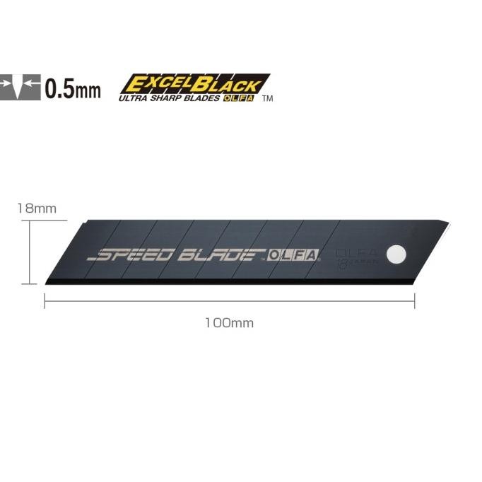 

SIAP KIRIM REFILL CUTTER 18 MM LFB-5 (5PCS/PACK) OLFA SPARE BLADE