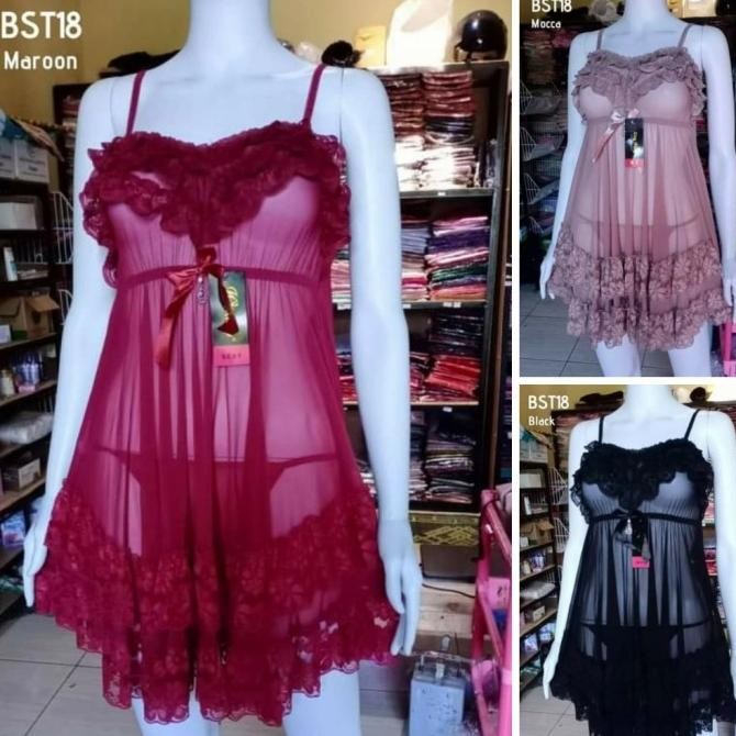 

Baju Dinas Malam Wanita Lingerie Sexy Tipis Original