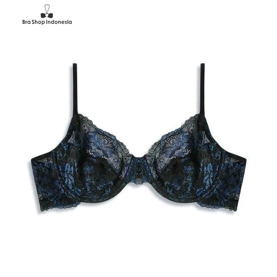 

Bra Str Lingerie Sheer Lace Black Blue Original