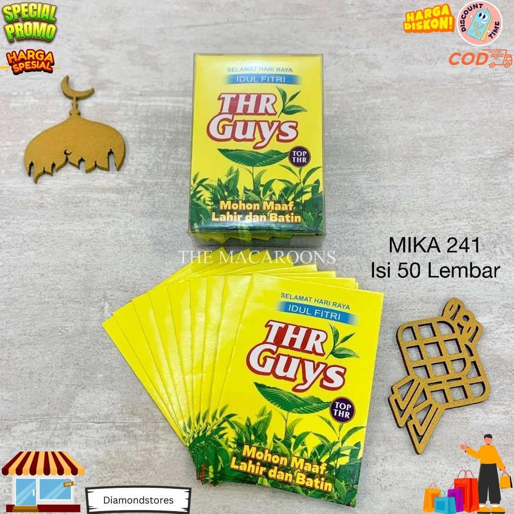 

Amplop Tema Snack Lebaran Idul Fitri Isi 50 Lembar / Angpao Thr Multifungsi D Gratis Ongkir