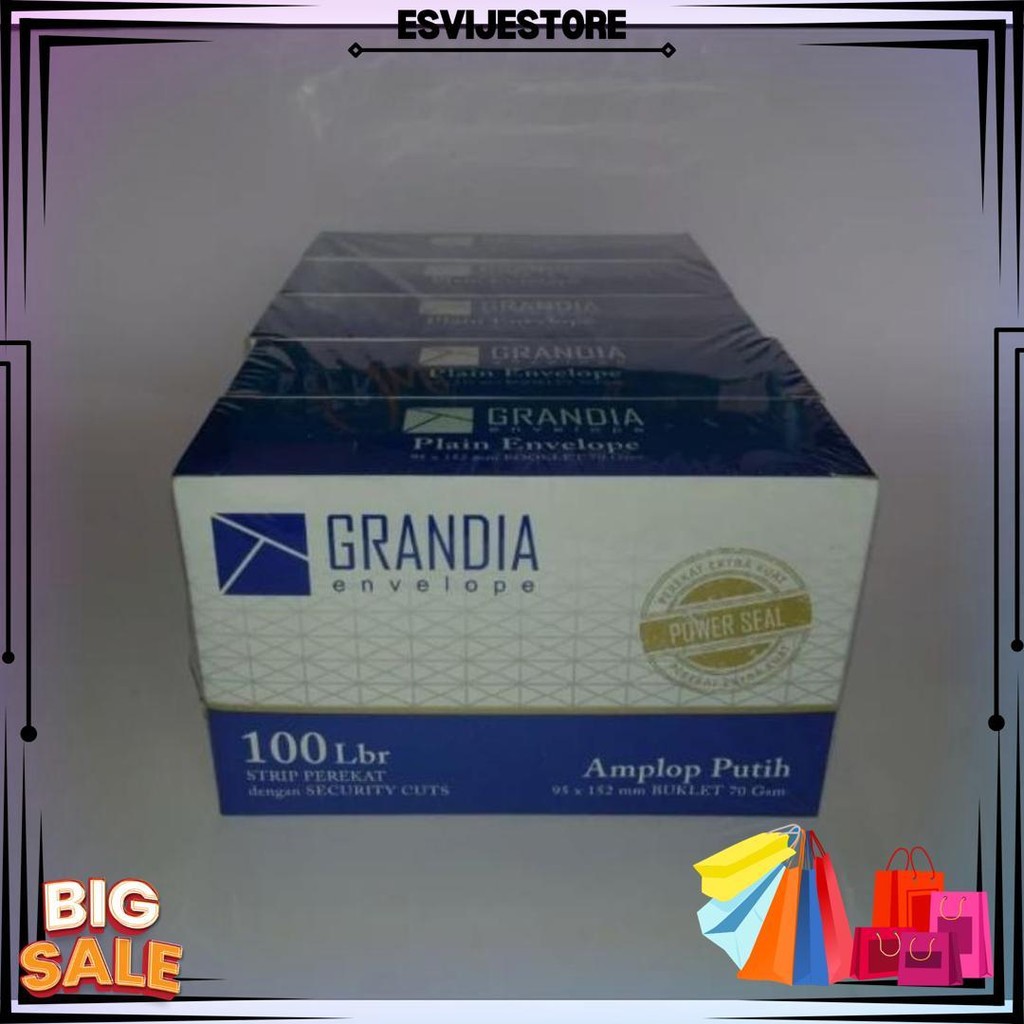 

Amplop Grandia 1 Slop @5 Pak D Sale