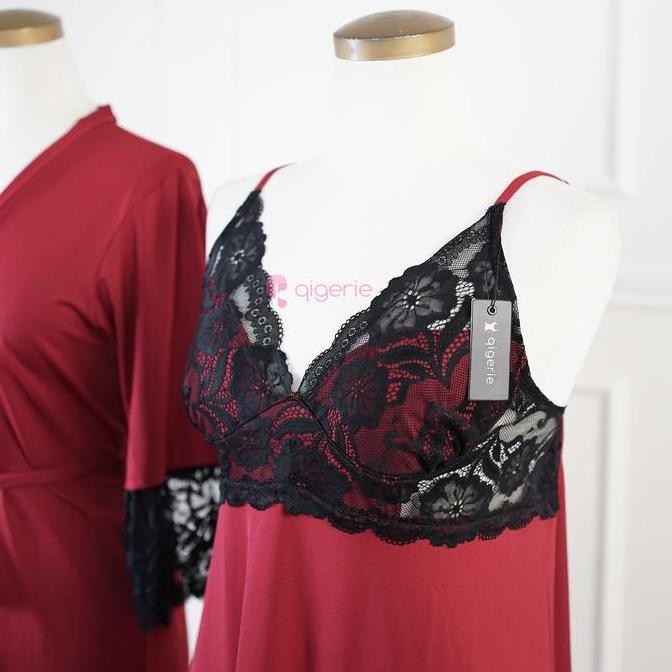 

Farah Qigerie | Lingerie Kimono Baju Tidur Wanita Original
