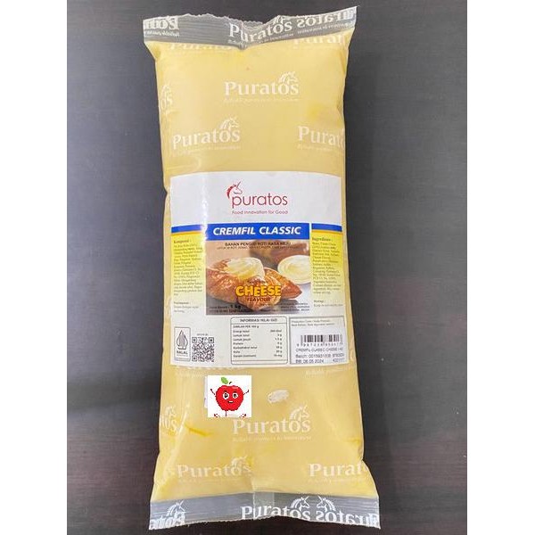

SIAP KIRIM PURATOS CREAMFIL CLASSIC CHEESE KEMASAN 1 KG / FILLING KEJU