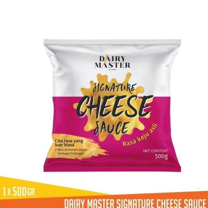 

SIAP KIRIM DAIRY MASTER SAUS KEJU CHEESE CHESE 500 GRAM / SIGNATURE SAUCE