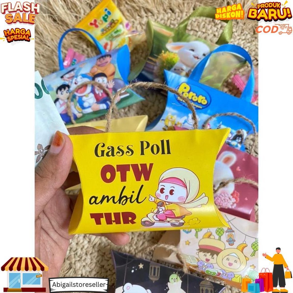 

Amplop Lebaran Bentuk Tas (10Pcs) D Promo Puncak