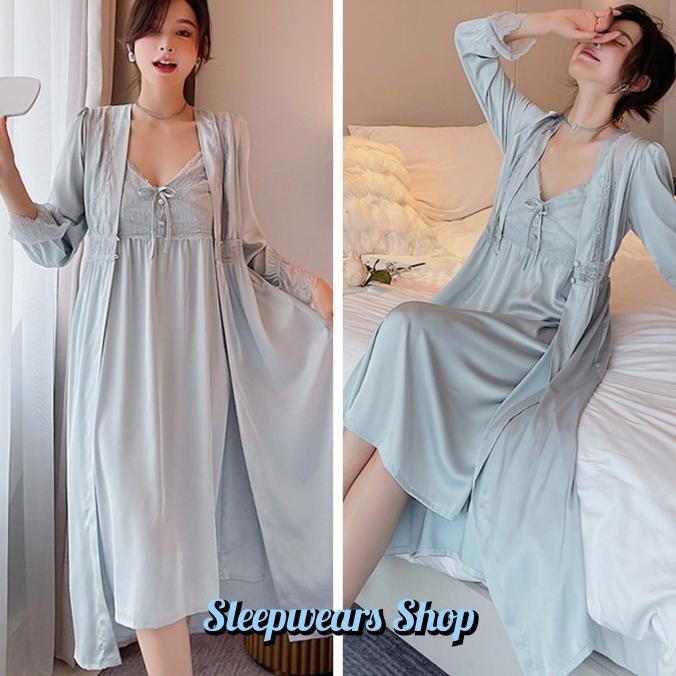 

Baju Tidur Wanita-Dress-Daster-Lingerie Satin 01C Original