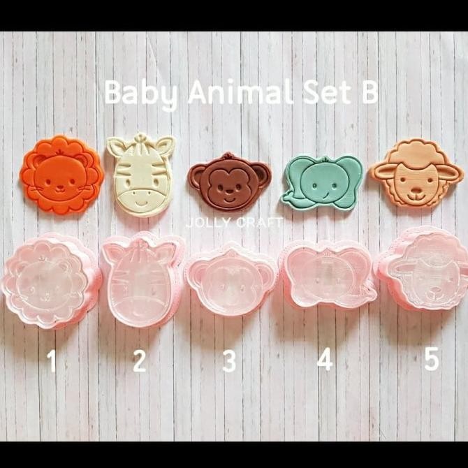 

SIAP KIRIM COOKIE CUTTER BABY ANIMAL SET B 1-5 SIZE 4 CM (DIJUAL SATUAN)
