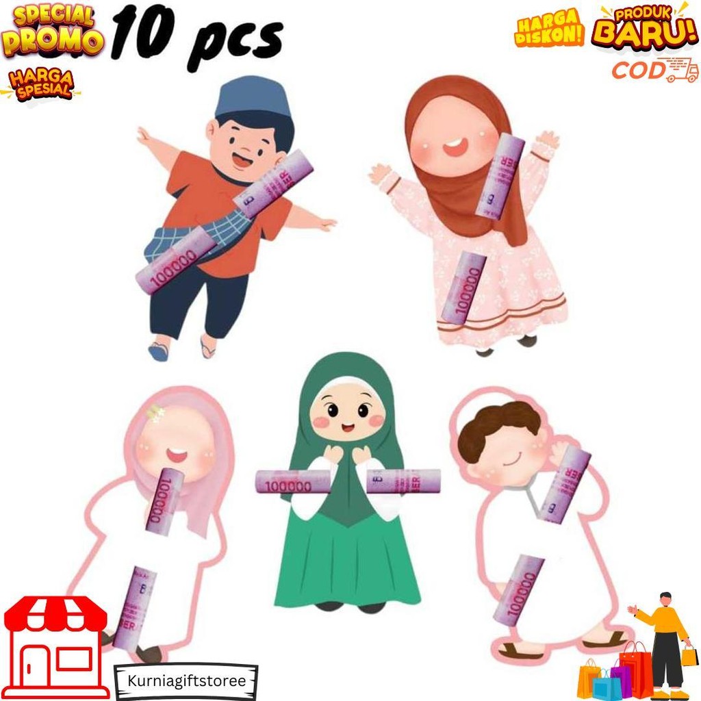 

(Isi 10 Pcs) Amplop Lebaran Karakter Unik / Amplop Lebaran 2025 Aesthetic / Amplop Lebaran Karakter Peluk / Amplop Lebaran Viral / Amplop Lebaran Karakter Murah D Promo 3.3