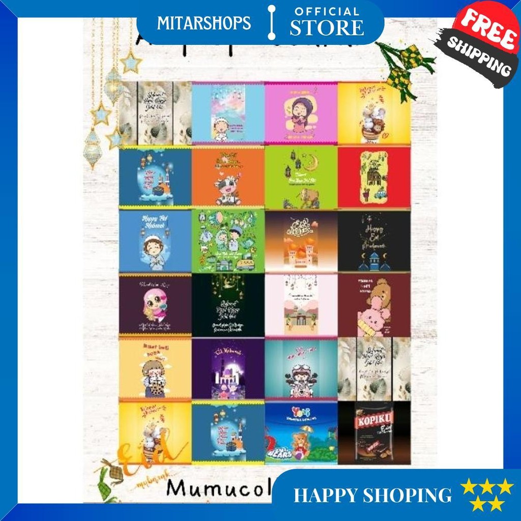 

Amplop Lebaran Permen Lembaran Blm Jadi Isi 100. Part 2. D Promo 3.3