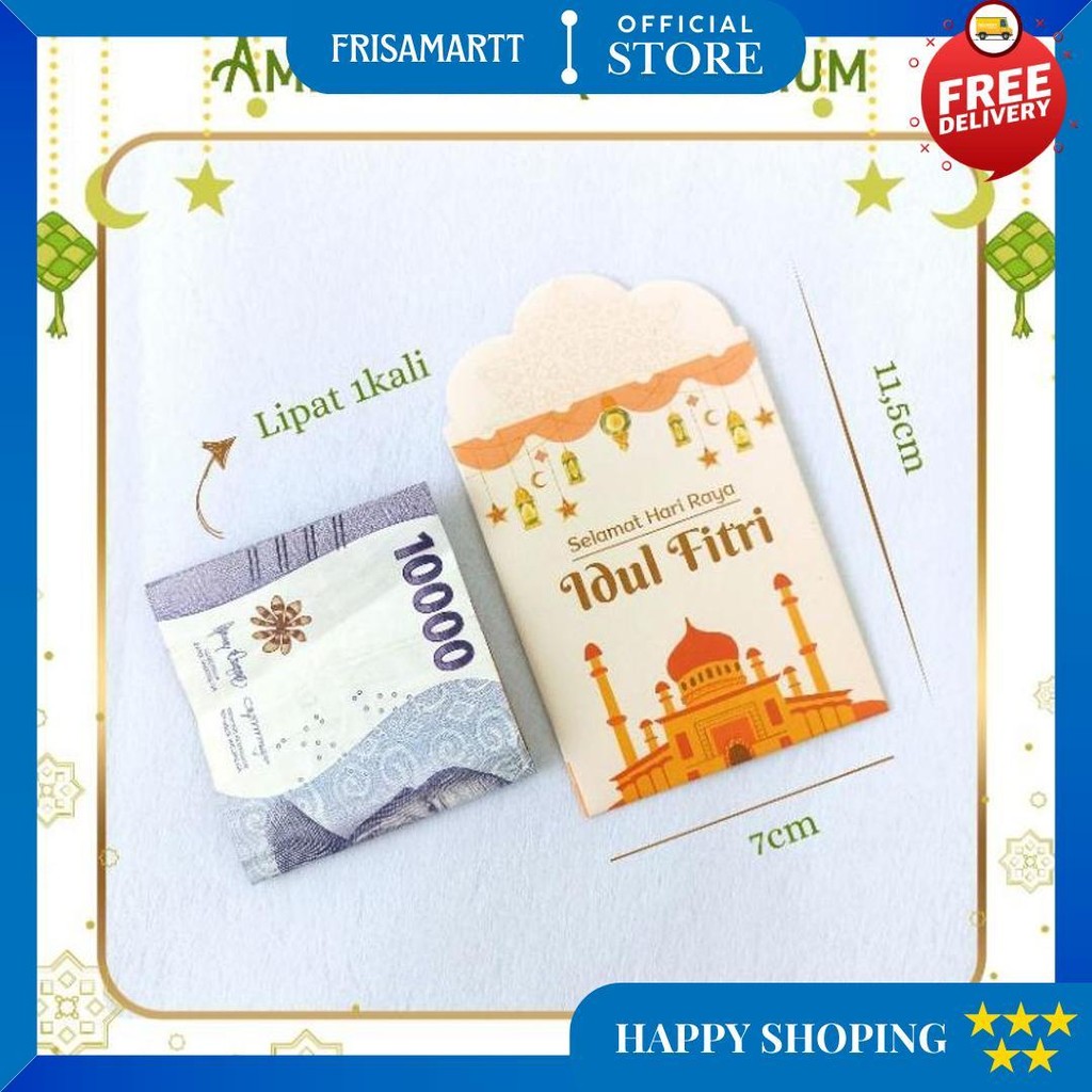 

(Isi 10) Amplop Lebara Medium Motif Muslim / Snack / Kartun D Sale