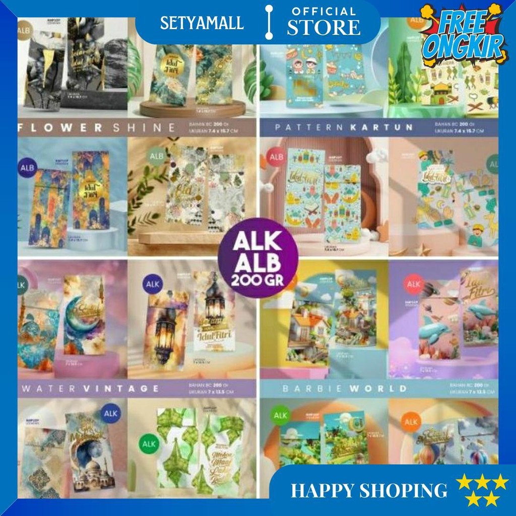 

Amplop Lebaran Premium | Isi 100 | Bahan Tebal 200Gr | Angpao Lebaran | Amplop Idulfitri D Promo 3.3