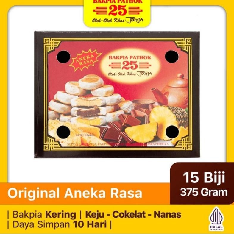 

Bakpia Pathok 25 Original Isi 15 Free Vakum Ready Stock