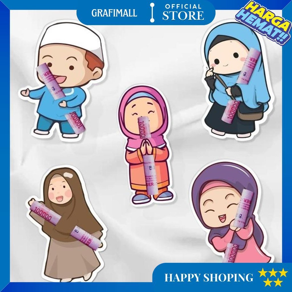 

(Isi 10 Pcs) Amplop Lebaran /Amplop Karakter /Amplop Karakter Idul Fitri/Amplop Angpao Uang Diselip D Sale