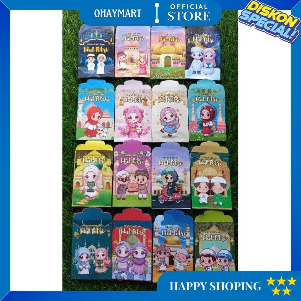 

Amplop Lebaran Motif Muslim Ukuran Medium Per Pak Isi 10Lembar D Best Seller