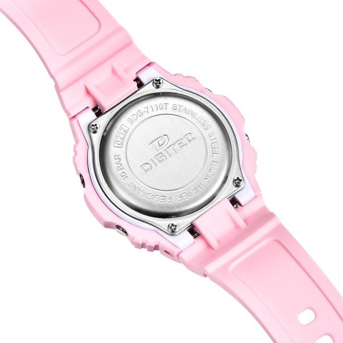 Promo Digitec Bdg-7110T Jam Tangan Wanita Digital Karet 7110 Dg7110T 7110T