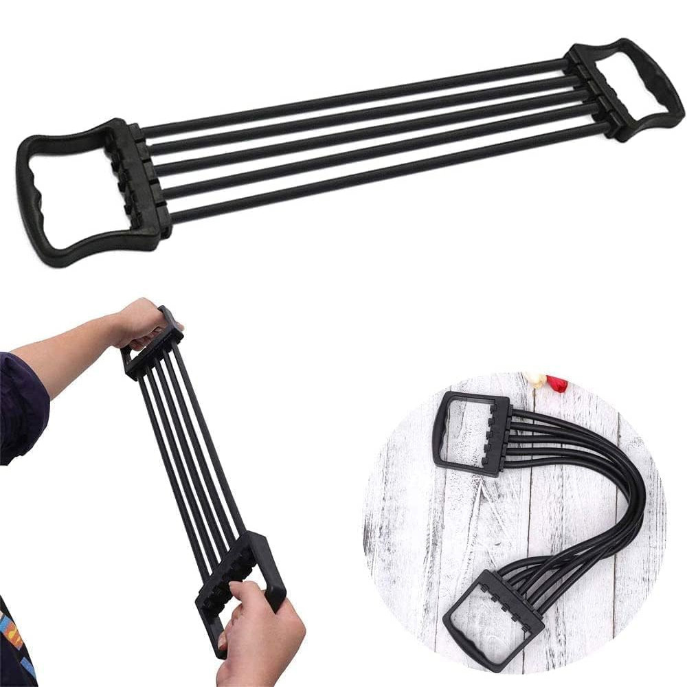 Chest Expander Adjustable Gym Rubber Alat Latihan Otot Dada