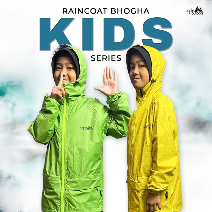 [Triple Outdoor] RAINCOAT ANAK, JAS HUJAN ANAK, JAS HUJAN MOTOR ANAK