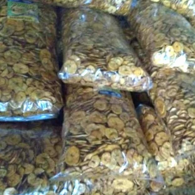 

ORIGINAL 1kg keripik pisang dua varian rasa manis / asin Ox04