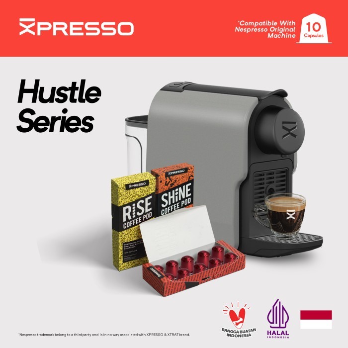 

Kopi Kapsul Grind - Xpresso Coffee Capsule - Nespresso Compatible