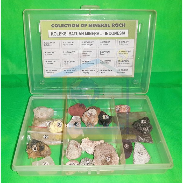 

Koleksi / Spesimen Batuan Mineral (Collection of Mineral Rock)