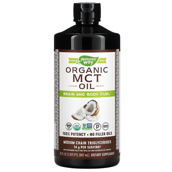 Nature's Way Organic MCT Oil 887ml