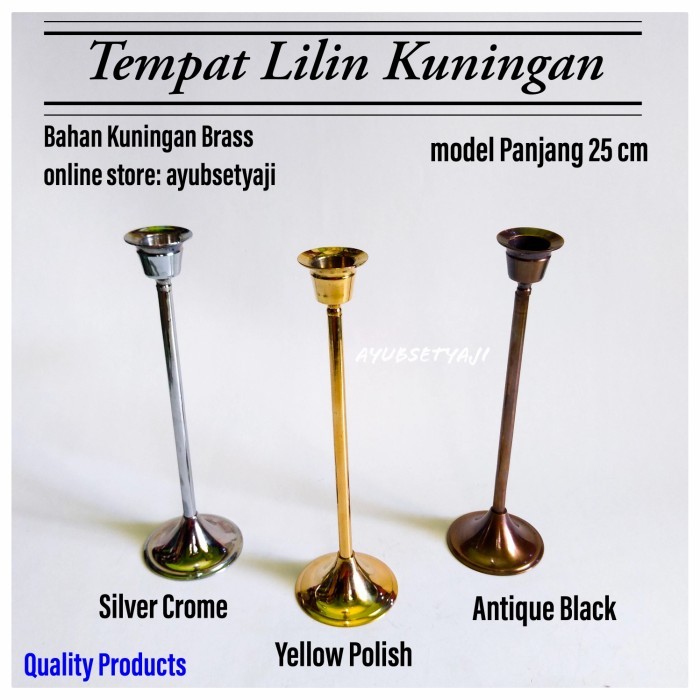 My Tempat Lilin Antik Wadah Lilin Antik Kuningan No 6