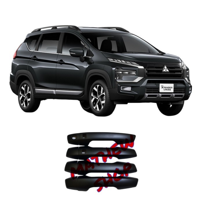 BEST SELLER DOOR HANDLE COVER XPANDER CROSS HITAM / HANDLE PINTU XPANDER CROSS