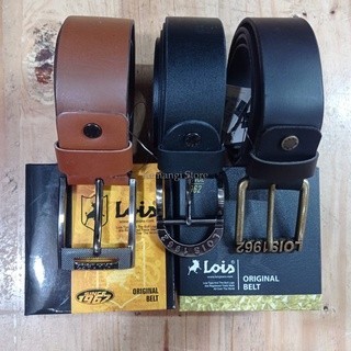 PROMO Ikat Pinggang Pria LOIS Original 100 Persen Asli / Gesper Lois