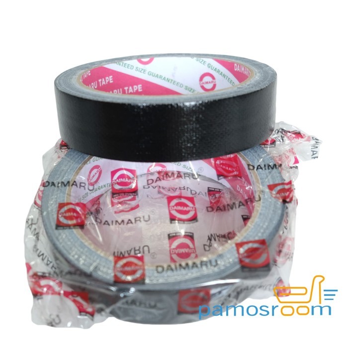

LAKBAN KAIN CLOTH TAPE 1INCH ATAU 24MM X 12M (1DUS ISI 120ROLL)