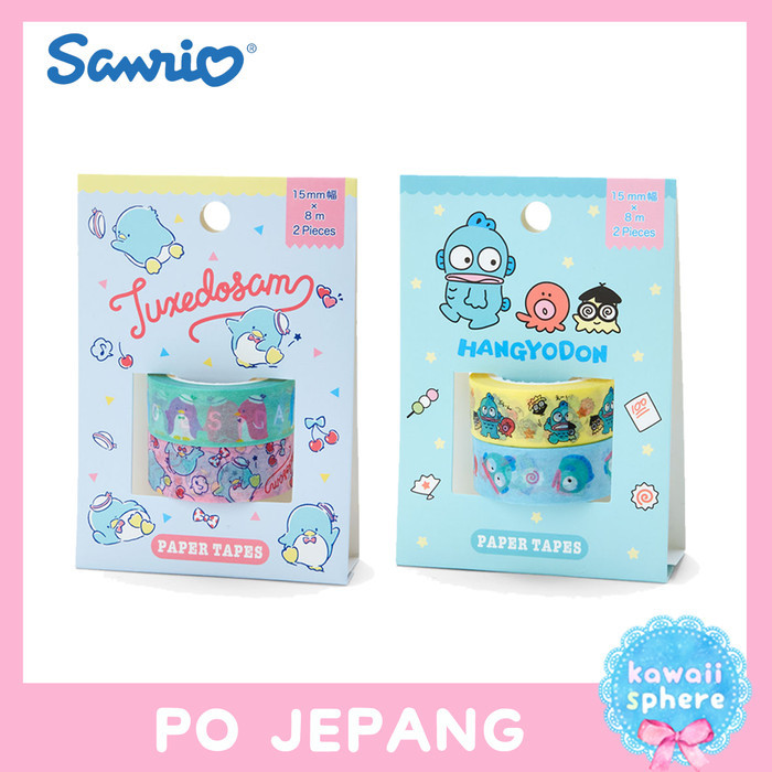 

WASHI TAPE SET ISI 2 SANRIO OFFICIAL STORE PREORDER JAPAN