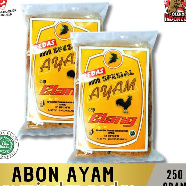 

Abon Peial Ayam Cap Elang Mani 250 Gram