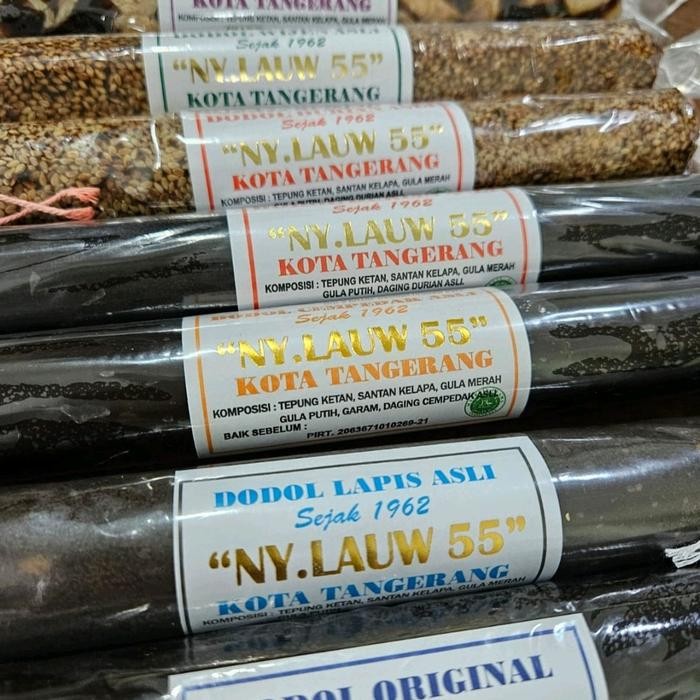 

Barang Terlaris Dodol Betawi Kombinasi Merk Ny Lauw 55 Packing Aman