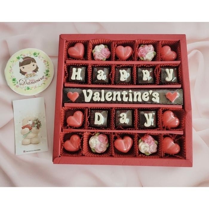 

Barang Terlaris Chocolate Gift S25B - Coklat Ucapan Happy Valentine'S Day (Ds Bgr) Packing Aman