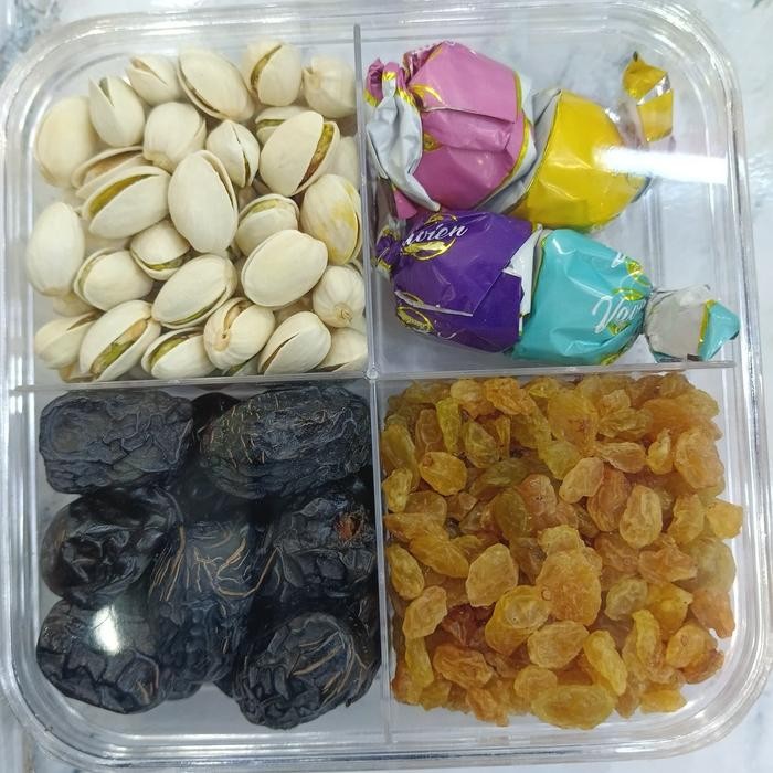 

Barang Terlaris Paketan Oleh" Haji & Umroh Kemasan Premium Gift Food Snacks Manis Cod