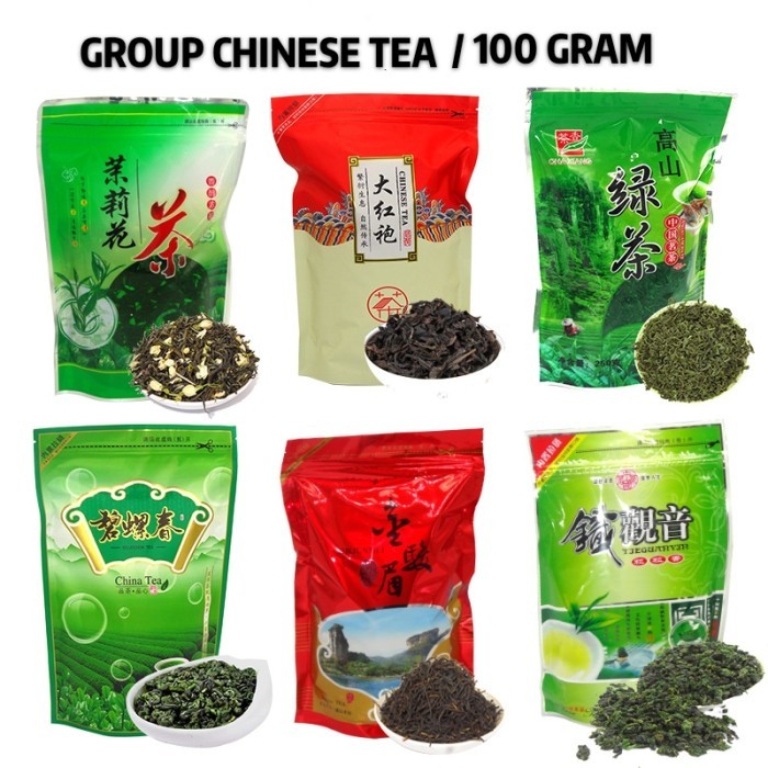 

Group Chinese Tea/Aneka Tea/ 100 Gram