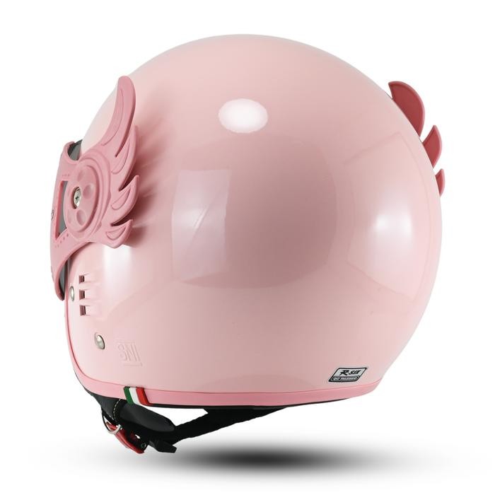 LIMITED EDITION Helm Rsix Retro Pilot Italy Gundala Helem Bogo Cowok Cewek SNI Half Face Kekinian