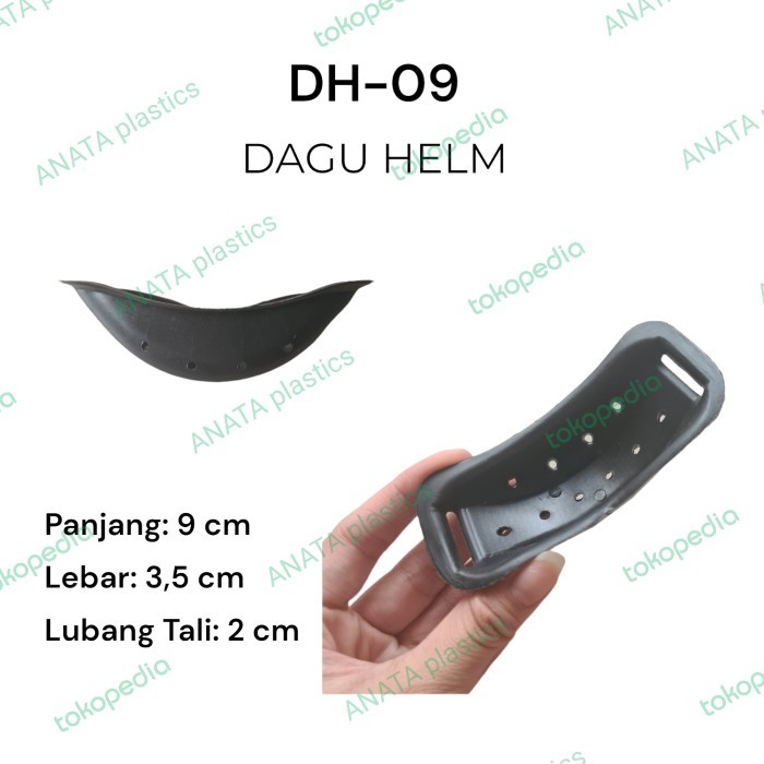 CUCI GUDANG Karet dagu helm / Dagu helm / Aksesoris helm / DH-09 / hitam