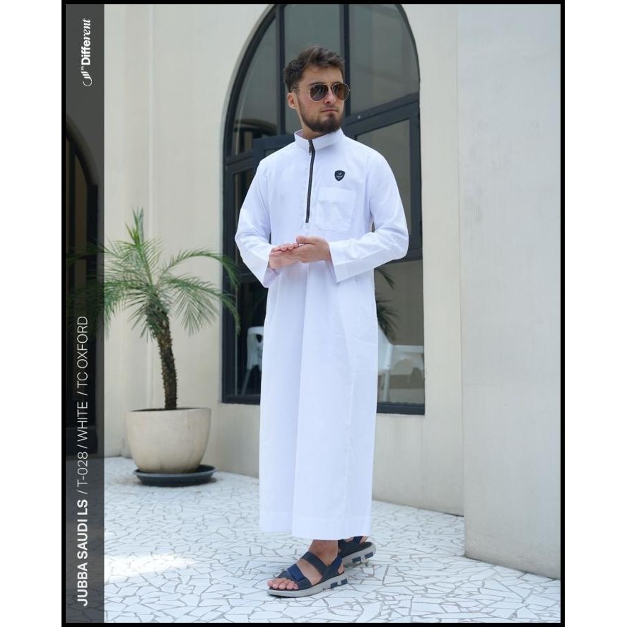 New Samase Jubba Saudi T028 Jubah Pria Dewasa Lengan Panjang Terlaris