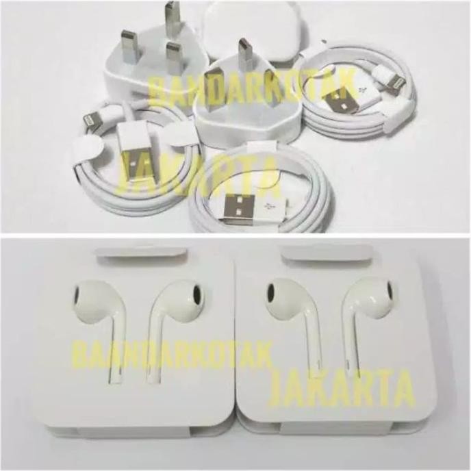 Charger Headset Iphone 7 8 X 11 Batok Ori Berkualitas
