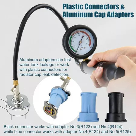 TERBARU Tester Radiator Pressure Tester Set Radiator Cup Pressure Tester Alat Tes Radiator Mobil