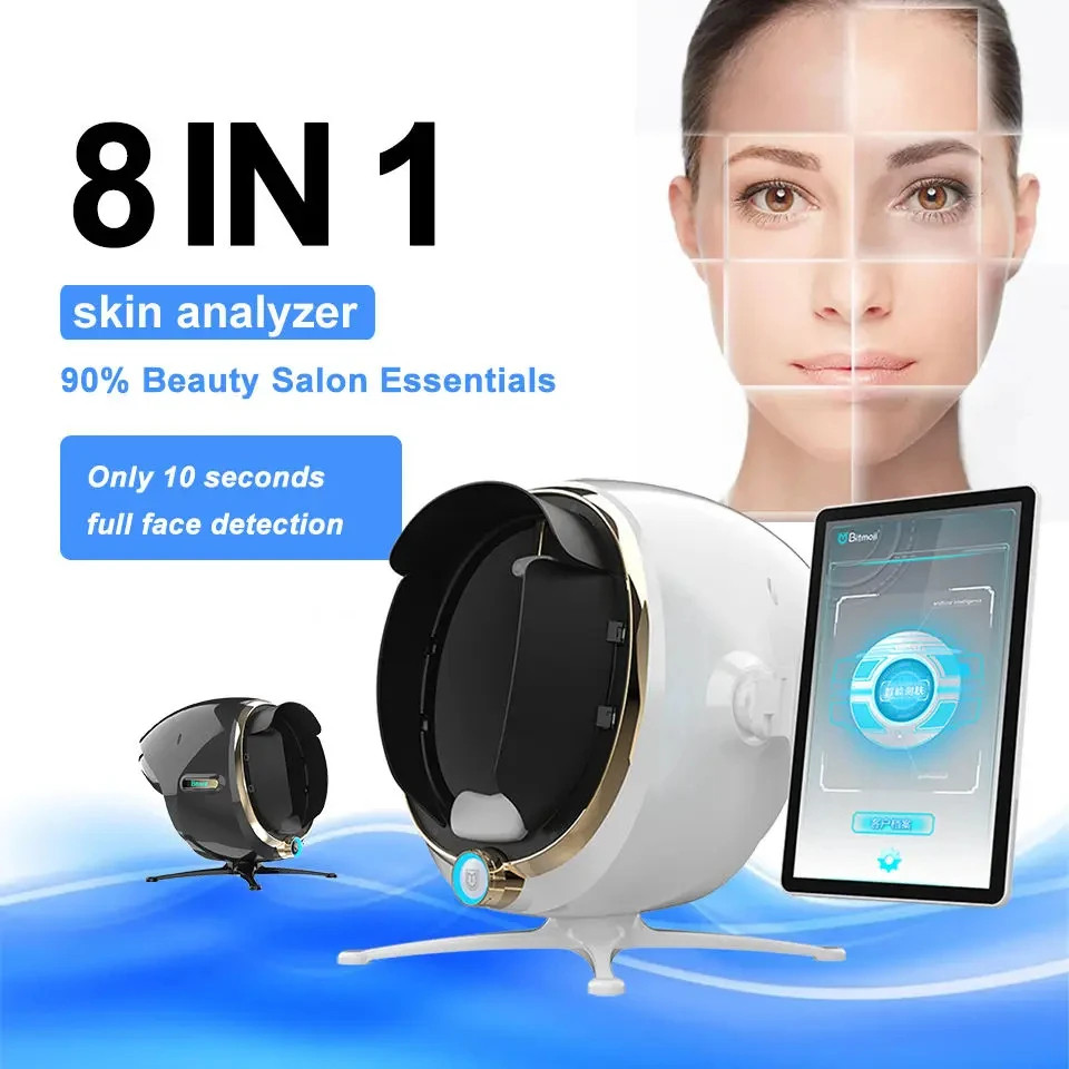 MUSK 3D Skin Care Facial Analyzer Monitor   magic mirror skin analyzer Detector  Camera facial machi